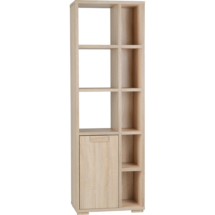 Cambourne 1 Door 5 Shelf Unit In Sonoma Oak Effect Veneer
